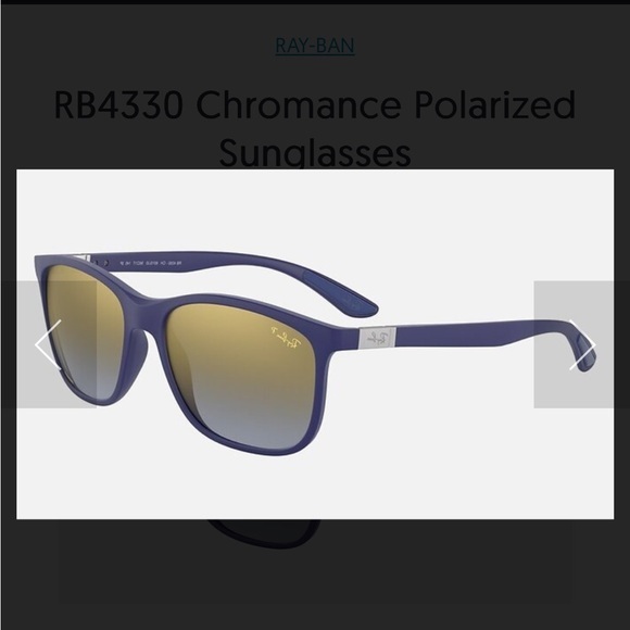 Ray-Ban Accessories - Ray-Ban RB4330 Chromance Polarized Sunglasses- Unisex